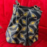 Ted Baker A Beautiful Blue Print Faux Leather  Clutch Women’s Handbag Photo 0