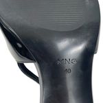 Mango  Pointed Toe Kitten Heel Slingback Pump Link Strap Size 40/ 9 Photo 10