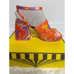 Circus by Sam Edelman NWT Circus NY Sam Edelman Miranda Jewel Orange Multi Platform Heels 8.5 Photo 8