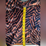 SheIn , FUN animal print, yoga like pants with front slit at hem, sz S Photo 6