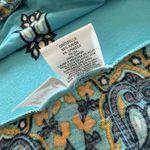 BEACH INC Boho Pull On Multi Color Blue Sz L Convertible Shirt Size L Photo 3