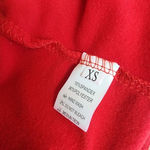 Red Lace Up Back Top (XS) Red Photo 2