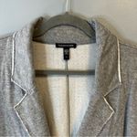 Eileen Fisher  Jacket Gray Moon Double Layer Organic Cotton Blazer Sz 1X EUC Photo 5