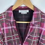 Kay Unger  Plaid Metallic Blouse Photo 1