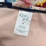 Kona Sol  Floral Tropical Bikini Bottoms Double Strap Hipster Colorful Size M Photo 2