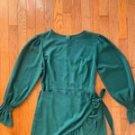 forest green ruffle long sleeve dress Size M Photo 1