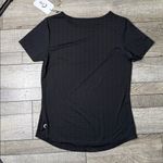 Zyia  Black Short Sleeve Women's Mesh Top Photo 4