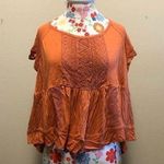 Free People FP Beaded Babydoll Tee Photo 0