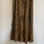 Fairycore Witchy Dark Bohemian Renaissance Embroidered Midi Dress Free Size O/S Black Photo 9