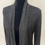 Market & Spruce EUC  Women's Gray Open-Front Long Cardigan Sweater Pockets Sz M Photo 1