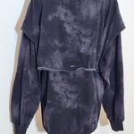Converse  Women's Oversized Black Dyed Sweatshirt Size XL Oversized Sweatshirt Photo 5