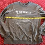 Swiftie Teacher Crewneck Sweatshirt Gray Era Taylor Music Classroom Size 1X Photo 3