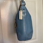 Coach Vintage Y2k Hampton Clip Blue Hobo Shoulder Bag Photo 2