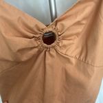 Abercrombie & Fitch Abercrombie O-Ring Puff Sleeve Sweetheart Neck Smocked Cropped Blouse Top XS Photo 4