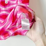 Macbeth Collection by Margaret Josephs Pink Half Zip Chiffon Top Size S Photo 2