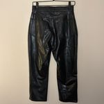 Abercrombie & Fitch Mixed Fabric Curve Love Ultra High Rise Ankle Straight Jean Photo 7