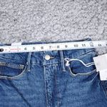 Good American  Good Classic Raw Hem High Rise Slim Straight Stretch Jeans 0 25 Photo 8