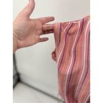 Kut From The Kloth Rebel Short Sleeve Top Stripes Size Medium V-Neck Collar Photo 8