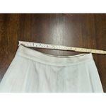 Ellen Tracy VTG  Midi Skirt Size 4 Beige Pleated Preppy Academia Office Work Twee Photo 3