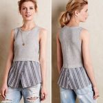 Sunday in Brooklyn Anthropologie Mixed Material Sleeveless Top Size XS Photo 1