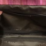 Adrienne Vittadini  Plum Suede Bag with Silver Chain. Photo 5