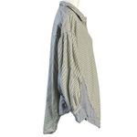 We The Free Free People Oversized Happy Hour Oxford Button Down Shirt Large Preppy Stripes Photo 7