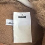 Sofia Cashmere Belted Genuine Shearling Trim Coat NWT 14 Tan Photo 7