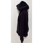 Victoria’s Secret Pink Women's Half Zip Pullover Sherpa Hoodie Black Size Medium Black Photo 5
