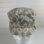 Goorin bros  Women’s Brown White Floral Y2K Newsboy Military Cadet Hat Women’s M Photo 0