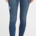 Spanx high rise distressed skinny jeans size M Photo 0