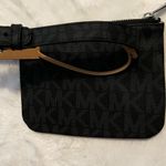 Michael Kors Black MK Logo Designer Belt Bag Fanny Pack Waist Bag Photo 6