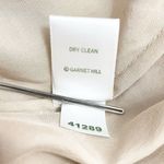 Garnet Hill 100% Silk Blouse Button Front Long Sleeve in Champagne Taupe Size 4 Photo 11