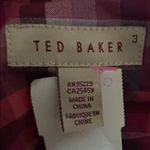 Ted Baker Vibrant Pink and Purple Checkered Skater dress Photo 8