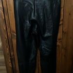 joe's jeans Joe’s Faux Leather Back Zip Up Leggings, Size 10 Photo 3