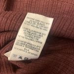 Sundry  3 mauve ribbed knit cotton‎ modal long sleeve long line turtleneck large Photo 6