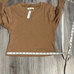 Madewell  Tan Long Sleeve Women's Top Photo 10