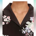 Flora Nikrooz NWT  Black Floral Pajama Set size M. Cute 2 piece pajama set! Photo 2
