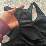 Zyia  Active Women's Black Mesh Sports Bra in Size Medium Photo 9