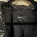 Karen Kane  Black Metallic Floral Cape Style‎ Jacket Size Medium Photo 9