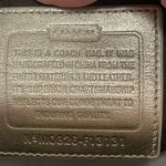 Coach Y2K Gold and Brown Satchel with Signature Design Photo 5