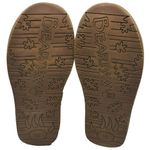 BEARPAW Emma Short 8" Hickory Brown Suede Sheepskin Pull On Boots Womens Size 10 Photo 5