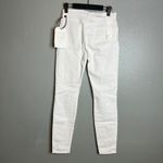 Current/Elliott  The High Waist Stiletto‎ Jeans Size 25White Distressed NWT Photo 7