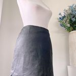 Cache 100% Leather Black Mini Skirt Photo 2