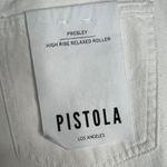 Pistola ‎ Jeans Size 25 Presley High Rise Relaxed Roller Ankle Crop White NWT Photo 1