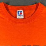 Russell Athletic Vtg Auburn Tigers Football T Shirt Medium Orange NCAA Short Slv Photo 3