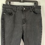 Judy Blue Black High-Rise Boyfriend Jeans Slim Fit Size 32 Cuffed or Uncuffed Photo 2