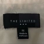 The Limited  Geometric Print Tunic Dress 3/4 Sleeve Women's Med Coral Black White Photo 4