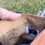 Frye  Carmen Short Back Lace Brown Leather Ankle Boots Size 6.5 Photo 4