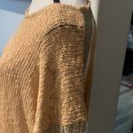 Fate NWT Distressed Sweater lightweight 900 Tan Photo 2
