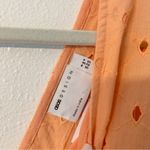 ASOS DESIGN Broderie V Front V Back Tiered Mini Smock Dress Orange Photo 5